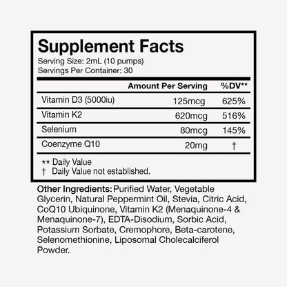Tharvo™ Liposomal Vitamin D3+K2